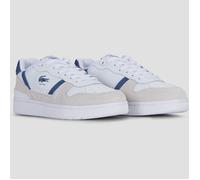 Baskets Lacoste T-Clip Set Leather couleur blanc beige bleu marine - 43
