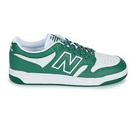 New Balance Homme 480 en Vert/Blanc, Leather, Taille 37.5 Large