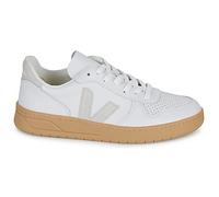 Chaussures Veja V-10 Leather blanc marron femme - 36