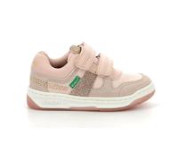 Baskets basses - KICKERS - Kalido - Rose clair - Cuir - Scratch - Confort optimal 35