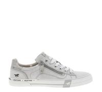 Baskets basses Mustang Femme gris - Mustang - Zip - Blanc - Argent - Adulte 40
