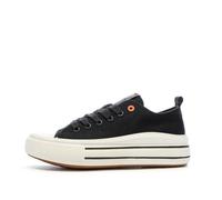 Baskets Basses Noires Femme Refresh Lona 38