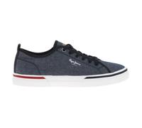 Baskets basses Pepe Jeans Bleu - PEPE JEANS - Textile - Bleu jean - Adulte - Mixte - Lacets - Plat 40