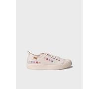 Baskets basses pour femme et coton recy t broderie | GILDA-EA 35