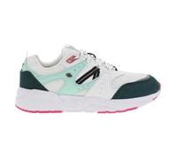 Baskets basses semi-compensées - BK - blanc - femme - textile - lacets 36