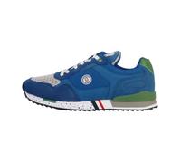 Baskets basses - SERGE BLANCO - Aviateur - Bleu - Homme - Lacets 42
