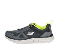 Skechers Track, Chaussures de Running homme, Gris (Charcoal/lime), 39.5 EU