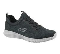 Skechers Elite Flex - Hartnell, Baskets Enfiler homme, Noir (Black/grey), 43 EU