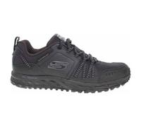 Skechers Baskets Escape Plan Homme Noir Cuir/Mesh Taille 46 EU