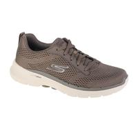 Skechers Homme Go Walk 6 Avalo Basket, Taupe Textile Synthetic, 43 EU