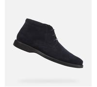 Baskets basses U BRAYDEN 2FIT ABX Homme - Geox - Cuir - Bleu - Lacets - Respirantes et imperméables 40