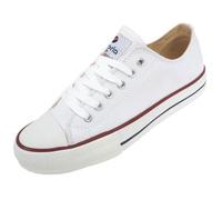 Chaussures basses toile Vintage blanc basse tribu luna - Victoria 37