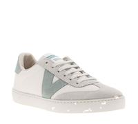 Baskets basses - VICTORIA - Vertes - Femme - Lacets - Plat - Cuir 42