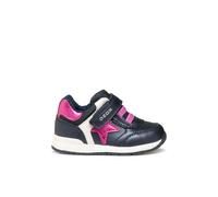 Geox Chaussures bébé fille B Rishon Girl First Walker Bleu marine/Fuchsia Taille 21