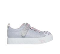 Skechers Chaussures Twinkle Toes Heart Steps Shimmer Sweetie Gris/Rose Largeur moyenne Pointure 24