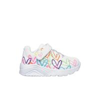 Baskets bébé fille Skechers Uno Lite Love Levitate Blanc 22