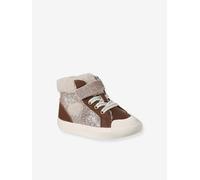 Baskets bébé fille synthétique fourrées lot marron 19