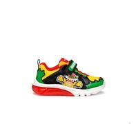 Geox J CIBERDRON Boy E Basket, Green/Red, 27 EU