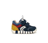 Geox B IUPIDOO First Walker Shoe, Bleu Marine/Rouge foncé, Taille 26 EU, Bleu Marine DK Red, 26 EU