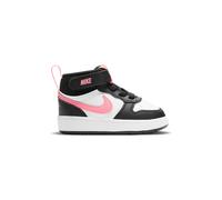 Nike Young Athletes Shoe Court Borough Mid 2 (TDV), Black/Sunset Pulse-White, CD7784-005, 27 EU (10C US)