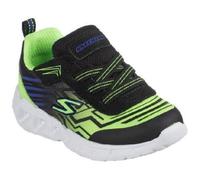 Baskets bébé SKECHERS Magna-Lights Noir/Vert Skech-O-Saurus - Lacets extensibles, semelle lumineuse 21