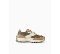 Baskets Bi-matière À Lacets Superlight Runner Vert Foncé 26