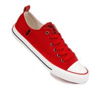 Baskets Big Star JJ274124 Rouge - Femme/Adulte - Lacets - Plat - Synthétique 37