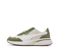 Baskets Blanc/Kaki Femme Puma R78 Glance 37