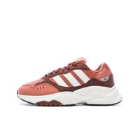 Baskets Blanche/Rose Fille Adidas Retropy F90 38 2/3