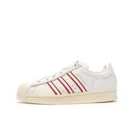 Baskets Blanche/Rouge Femme Adidas Superstar J 36 2/3