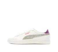 CHAUSSURES MULTISPORT PUMA SNEAKERS SMASH 3.0 L STAR GLO JR 392583 01 POUR FILLE COULEUR BLANC/VIOLET