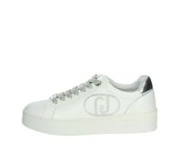 Baskets blanches avec logo bijou, Blanc, 37 EU