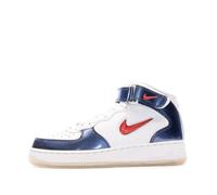 Baskets Blanches/Bleu Mixte Nike Air Force 1 Mid 36 1/2