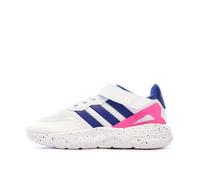 Baskets Blanches/Bleu/Roses Fille Adidas Nebzed 30
