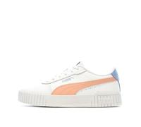 Baskets Blanches/Corail Femme Puma Carina 2.0 36
