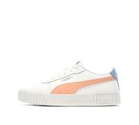 Baskets Blanches/Corail Femme Puma Carina 2.0 - 37