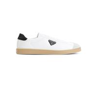 Baskets Blanches En Cuir Prada Pour Hommes