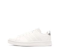 Adidas Femme Advantage Base Court Lifestyle Shoes, Cloud White/Cloud White/Silver, 40 EU