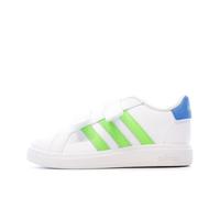 Baskets Blanches Garçon Adidas Grand Court 2.0 - ADIDAS ORIGINALS - Scratch - Synthétique - Enfant 26 1/2