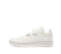 adidas Mixte enfant Hoops Lifestyle Basketball Hook-and-Loop Shoes, Cloud White / Cloud White / Cloud White, 31 EU