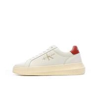 Calvin Klein – Baskets décontractées pour homme Chunky Cupsole Mono Leather – beige 43 EU