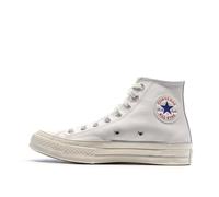 Converse A07201C Chuck 70 Haut Cuir Femmes Trainer En Blanc UK 4 - 6