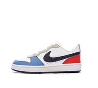 Baskets Blanches/Noires/Bleu Garçon Nike Court Borough 38 1/2