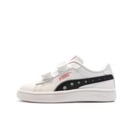 Baskets Blanches/Noires/Roses Fille Puma Smash 3.0 19