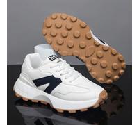 Baskets blanches polyvalentes et décontractées pour hommes, style mode épais, idées de la Saint-Valentin 2000 EUR38,EUR39,EUR40,EUR41,EUR42,EUR43,EUR44Blocs de couleur