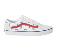 Baskets blanches pour hommes Vans Old Skool logo 42