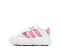 Baskets Blanches/Roses Bébé Fille Adidas Grand Court 2.0 25 1/2