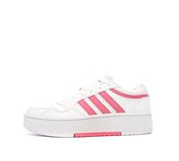 Baskets Blanches/Roses Femme Adidas Hoops 3.0 Bold 39 1/3