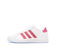 Baskets Blanches/Roses Fille Adidas Grand Court 2.00 38