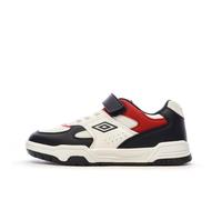 Baskets Blanches/Rouges/Marine Garçon Umbro Travys 32